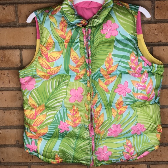 Lilly Pulitzer puffer vest sz 10-12 Girls/S Women - Picture 5 of 8